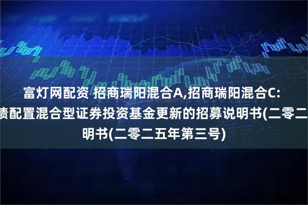 富灯网配资 招商瑞阳混合A,招商瑞阳混合C: 招商瑞阳股债配置混合型证券投资基金更新的招募说明书(二零二五年第三号)