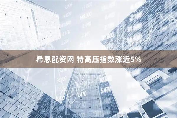 希恩配资网 特高压指数涨近5%